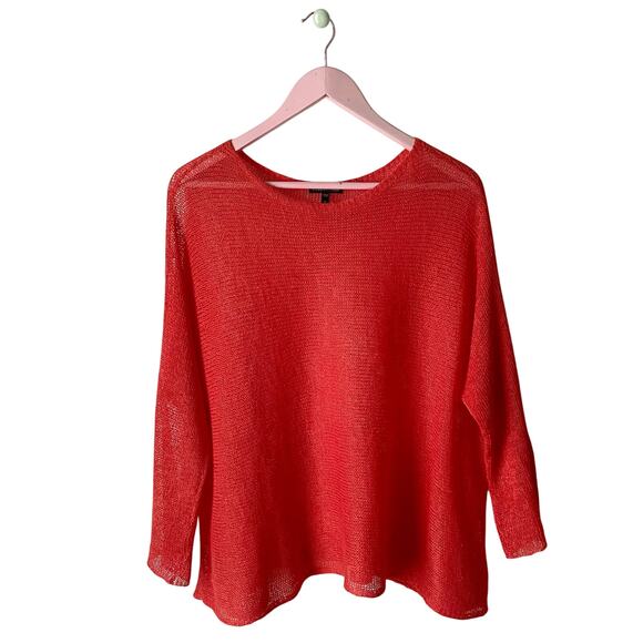 Eileen Fisher Linen Blend Sweater - Picture 1 of 4